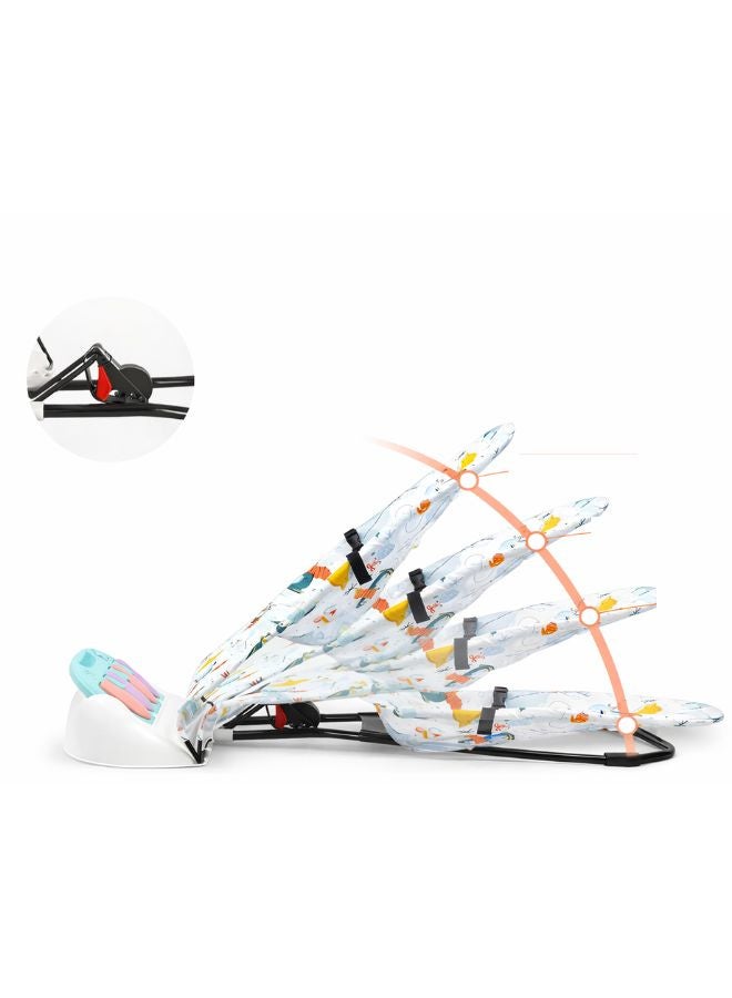 ماس كرسي هزاز للأطفال مع ألعاب معلّقة – مريح وآمن للنوم واللعب - Image 4